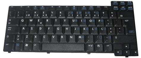 NEW PORTUGUESE HP NX6115 NX6125 393568-131 Keyboard